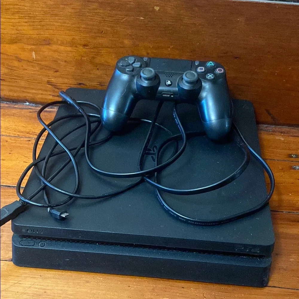 Sony Black Gaming Console